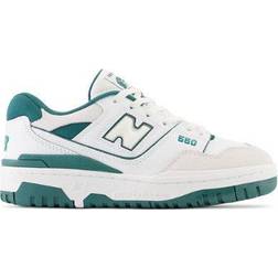 New Balance Big Kid's 550 - White/ Vintage Teal