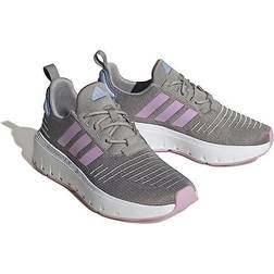 Adidas Girls' Swift Run Running Shoes Grey/Lilac/Blue