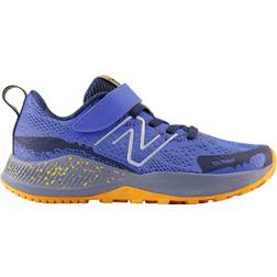 New Balance Kid's V5 Bungee Lace - Bright Lapis/Hot Marigold