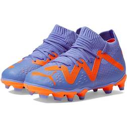 Puma Future Match FG/AG Junior Firm Ground Soccer Cleats Blue/White/Orange-4.5 no color