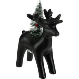 Northlight Led Lighted Ceramic Standing Reindeer With Christmas Tree Warm