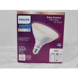 Philips smart wi-fi led flood light full color par38 120w equivalent dimmable