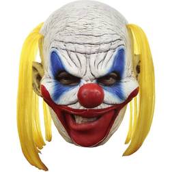 Ghoulish Productions Adult Deluxe Clooney Clown Chinless Horror Mask Halloween Costume