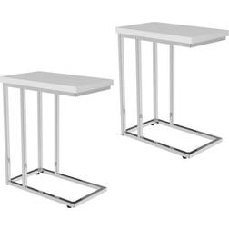 Lavish Home C-Shaped Small Table