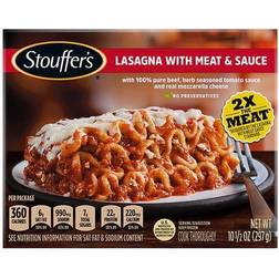 Stouffers Frozen Lasagna With Meat Sauce Meal 10.5oz
