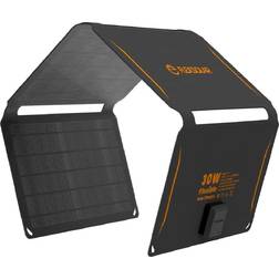 FLEXSOLAR 30W Flexible Monocrystalline Foldable Solar Charger