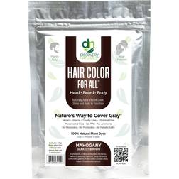 King Discovery Naturals Mahogany Darkest Brown Natural Henna Hair Color & Chemical-Free Dye for