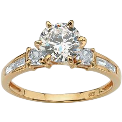 PalmBeach Engagement Ring - Gold/Transparent