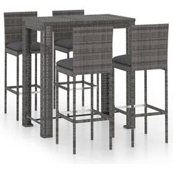 vidaXL 5 Outdoor Bar Set