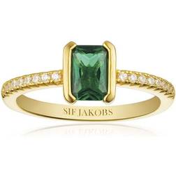 Sif Jakobs Roccanova Piccolo Ring - Gold/Green/Transparent