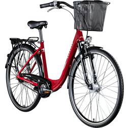 Zündapp Z700 Damenfahrrad 28 Zoll 700c Fahrrad für Damen und Herren mit Korb und Beleuchtung ab 150 cm Hollandrad Stadtrad Tiefeinsteiger
