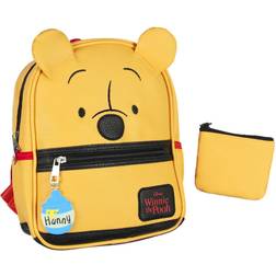 Disney Winnie The Pooh Hunny Lovin' Textured Faux Leather 3D Ears Mini Backpack