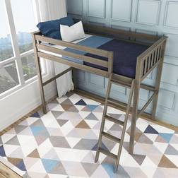 Max & Lily High Loft Bed, Twin Bed Frame For Clay