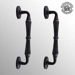 Supply 9 Wrought Iron Door Gate Handle Pull Colonial Hardware Included Set 2