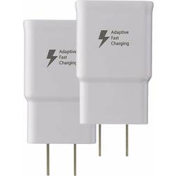 Original Samsung Adaptive Fast Charging Wall Adapter for Galaxy Galaxy S8 S9 Plus Note 8 2 PACK