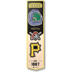 YouTheFan Pittsburgh Pirates 8'' x 32'' 3D StadiumView Banner