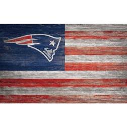Fan Creations Football Shop New England Patriots Distressed 11x19