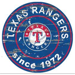 Fan Creations Texas Rangers 24'' Established Year Round Sign