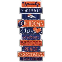 Fan Creations Football Shop Denver Broncos Stack 24" Sign