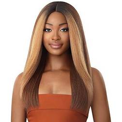 Outre Soft & Natural Synthetic Lace Front Wig Neesha 207 #1 Jet Black