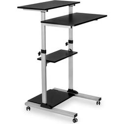 Mount It Adjustable Rolling Stand-Up Desk Computer