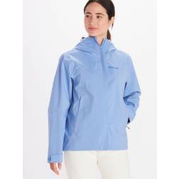 Marmot precip eco pro hooded waterproof jacket women's blue