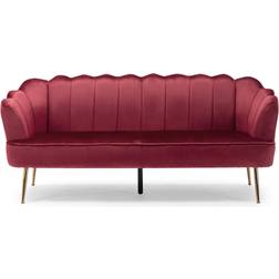 Christopher Knight Home Reitz Modern Glam Sofa 76.2" 3 Seater