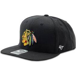 Brand Snapback Cap CAPTAIN Chicago Blackhawks schwarz