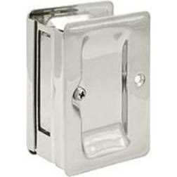 SDPA325 3-1/4 Tall Adjustable Pocket Door Lock for Passage Bright Sliding Door Hardware Pocket Door Hardware Locks Passage