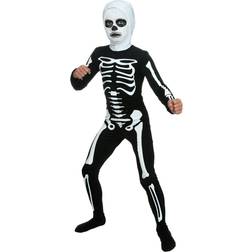 Child karate kid skeleton suit