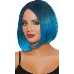 Dreamgirl Blue Ombre Wig for Women Blue