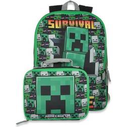 Minecraft boys' backpack & lunchbox set
