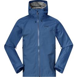 Bergans Skar Light 3L Shell Jacket Men north sea blue male 2023 Rain clothing