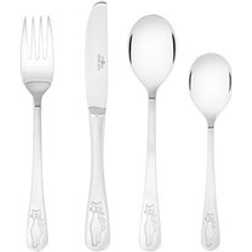 Children Cutlery 4-Piece Set Bon Ton Cats