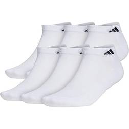 Adidas Athletic Cushioned Low Socks 6-pack Men's - White/Black