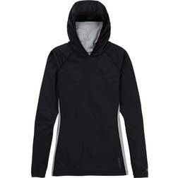 Burton Women's Midweight X Base Layer Long Neck Hoodie, True Black