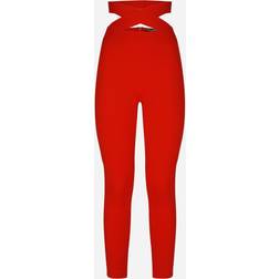 Dolce & Gabbana High-rise leggings red