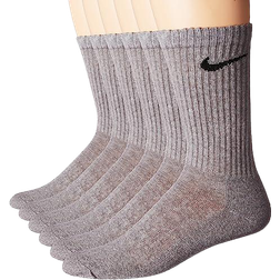 Nike Performance Cushion Crew Socks 6-packs - Dark Grey Heather/Black