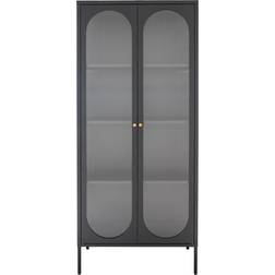 House Nordic Tall Black Vitrine 80x180cm