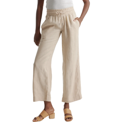 Quince 100% European Linen Wide Leg Pant - Driftwood