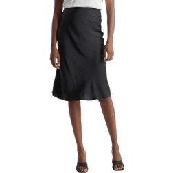 Quince 100% Washable Silk Skirt - Black