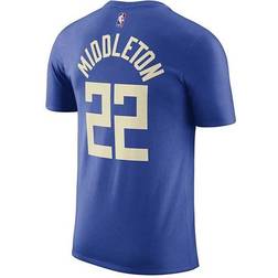 Nike Khris Middleton #22 2022 City Edition & Number nba-shirts Royal