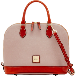 Dooney & Bourke Pebble Grain Zip Zip Satchel - Oyster