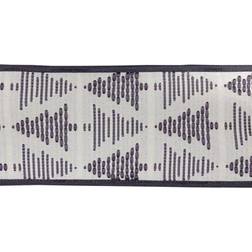Contemporary Home Living Ribbon 4' x 5 Yds. Set of 2 Wired Polyester