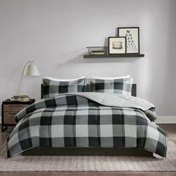 Madison Park Essentials Brooks Bedspread Black, Gray (228.6x218.4)