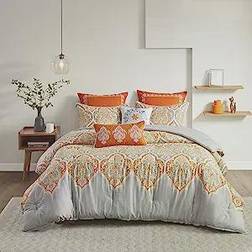 Madison Park Nisha Bedspread Orange (228.6x228.6)