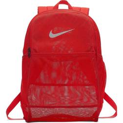 Nike Brasilia Mesh 9.0 Training Backpack - Red/White