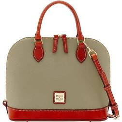 Dooney & Bourke Pebble Grain Zip Zip Satchel - Smoke