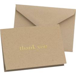 25ct 'Thank You' Wedding Cards