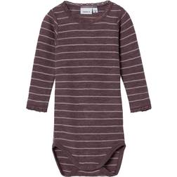 Name It Wang L/S Body - Peppercorn (13214446)